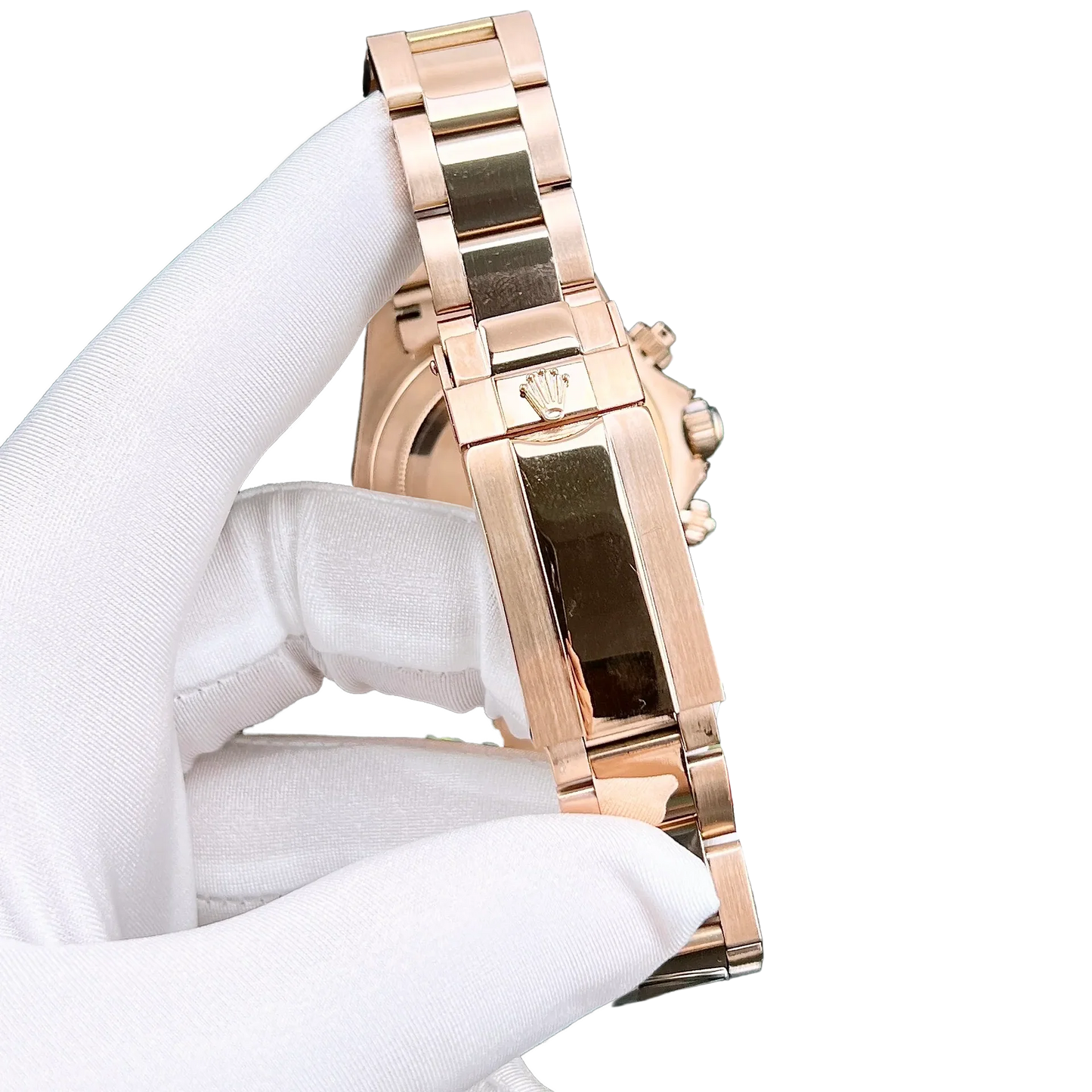 Daytona 116595RBOW Rainbow Rose Gold Black Dial Sapphire Bezel