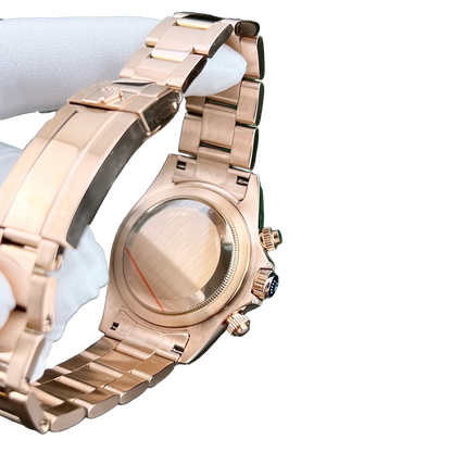 Daytona 116595RBOW Rainbow Rose Gold Black Dial Sapphire Bezel