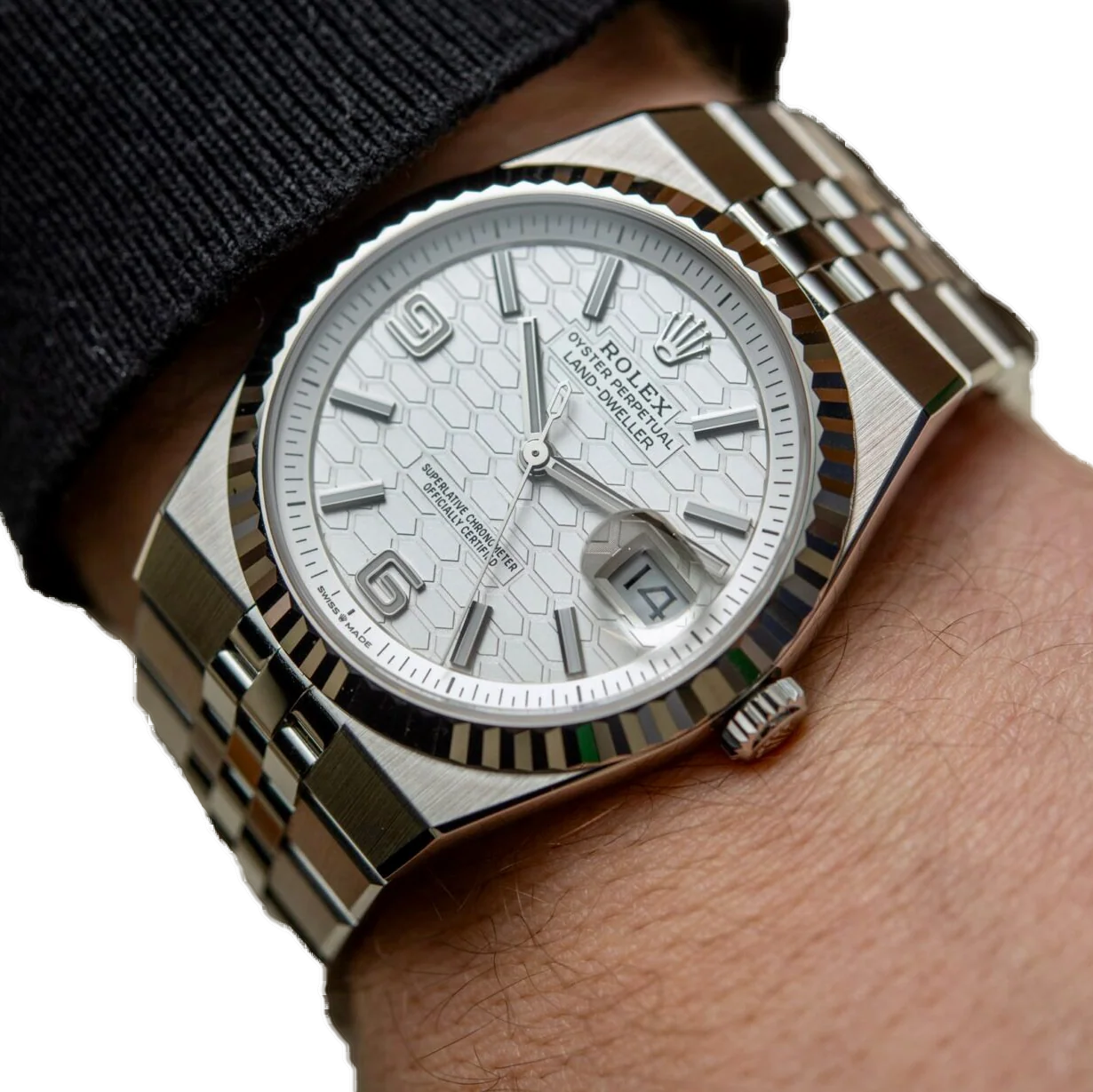 Land-Dweller 40 mm  Oystersteel White Gold M127334-0001