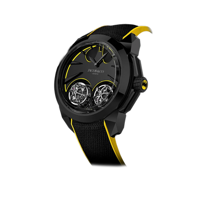 Gotham City 46mm Titanium DLC Sapphire Crystal DC100.21.AB.AB.A