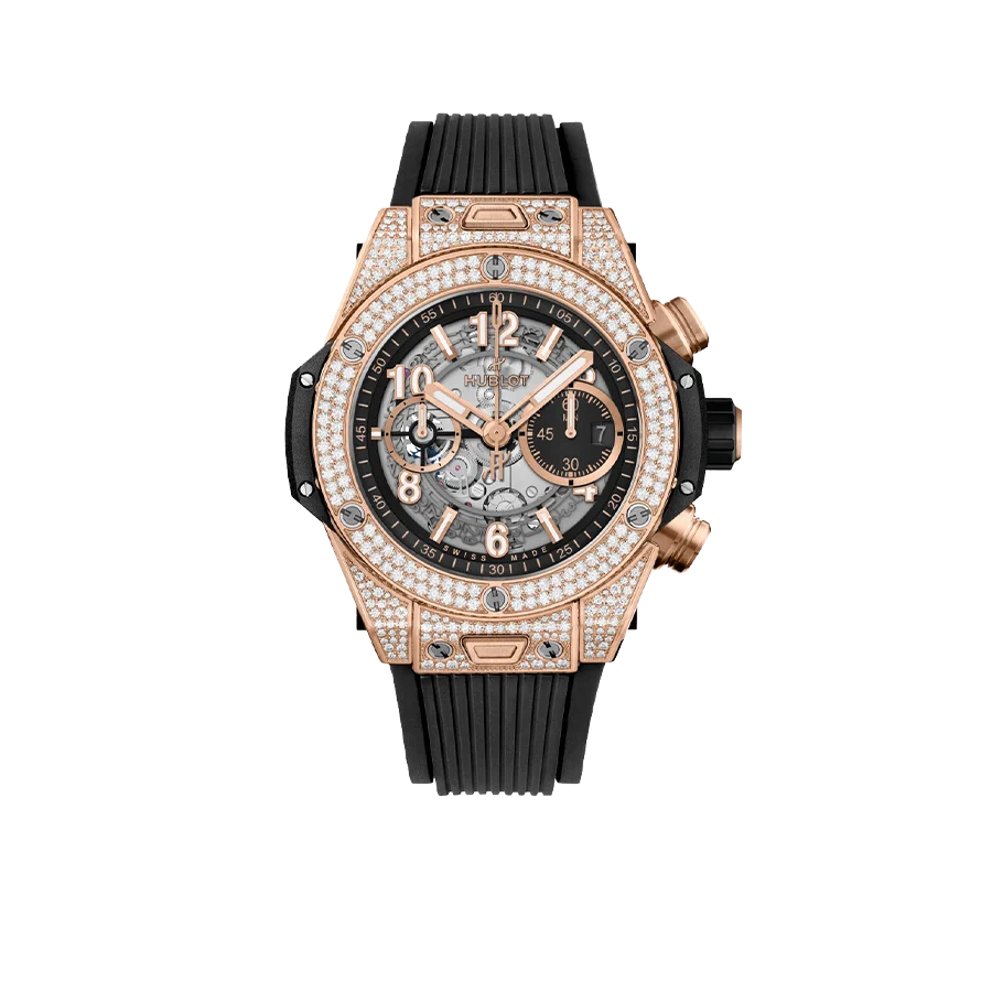 Big Bang Unico King Gold Pavé 44mm 421.OX.1180.RX.1704