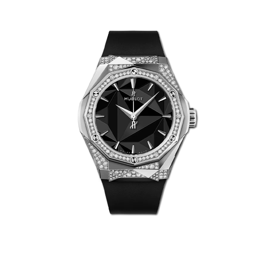 Classic Fusion Orlinski Titanium Alternative Pave 40mm 550.NS.1800.RX.1804.ORL19