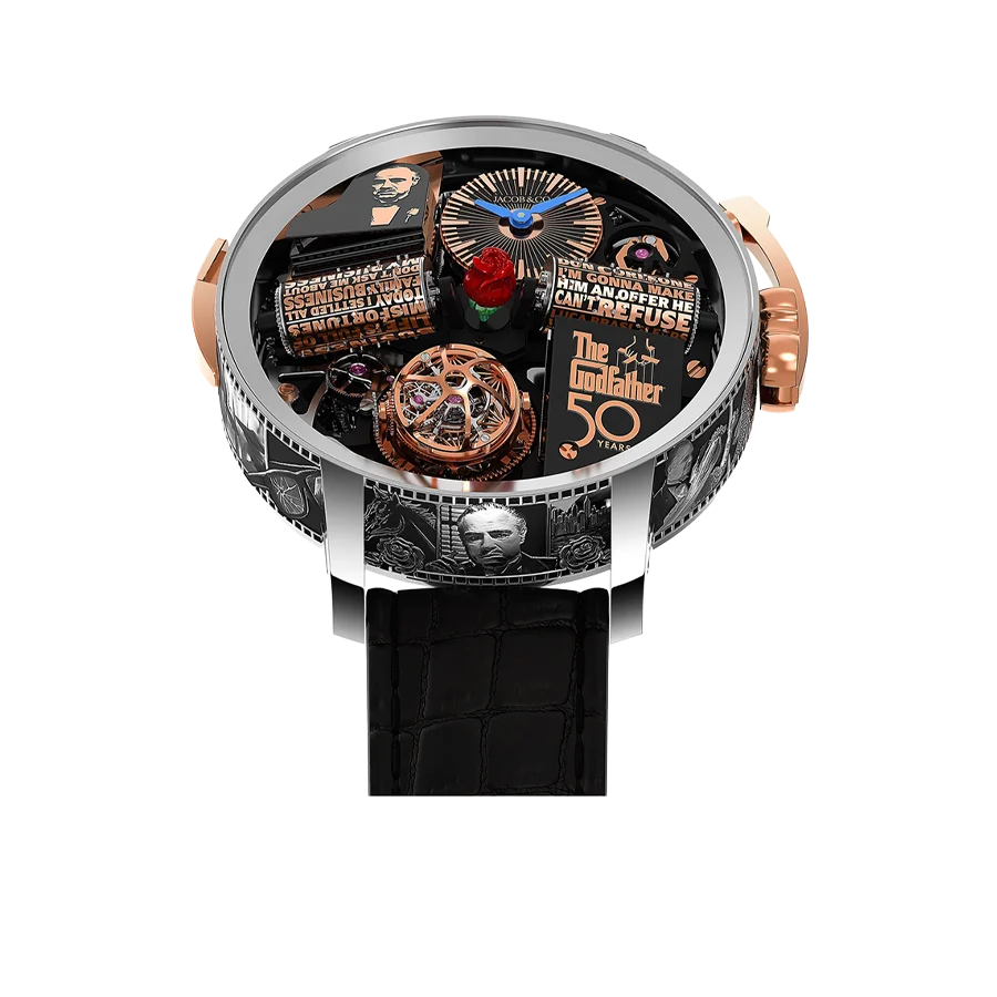 Opera Godfather 50th Anniversary 49mm White Gold Manual Winding OP110.30.AA.AA.A