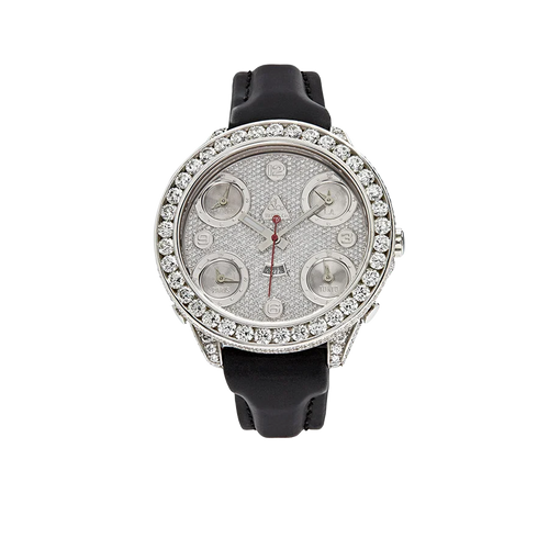 Five Time Zone Steel Diamond 40mm JCM-30