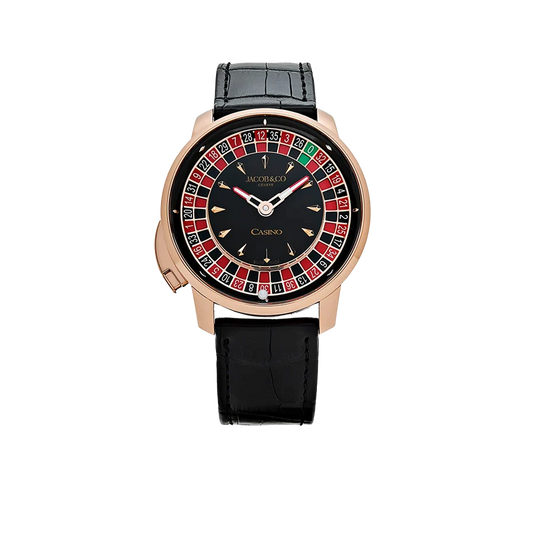 The Casino Tourbillon 44mm CA100.40.AA.AA.ABALA Rose Gold Black Onyx Dial Limited Edition