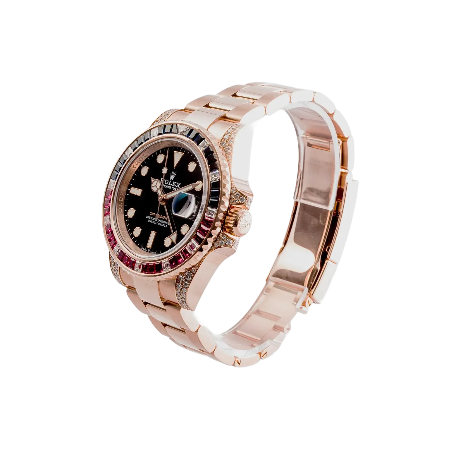 GMT-Master II 40mm Everose Diamond 126755SARU