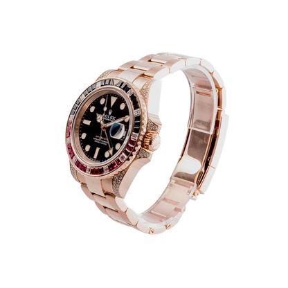 GMT-Master II 40mm Everose Diamond 126755SARU
