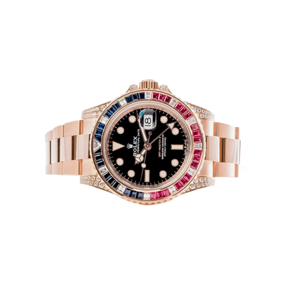 GMT-Master II 40mm Everose Diamond 126755SARU