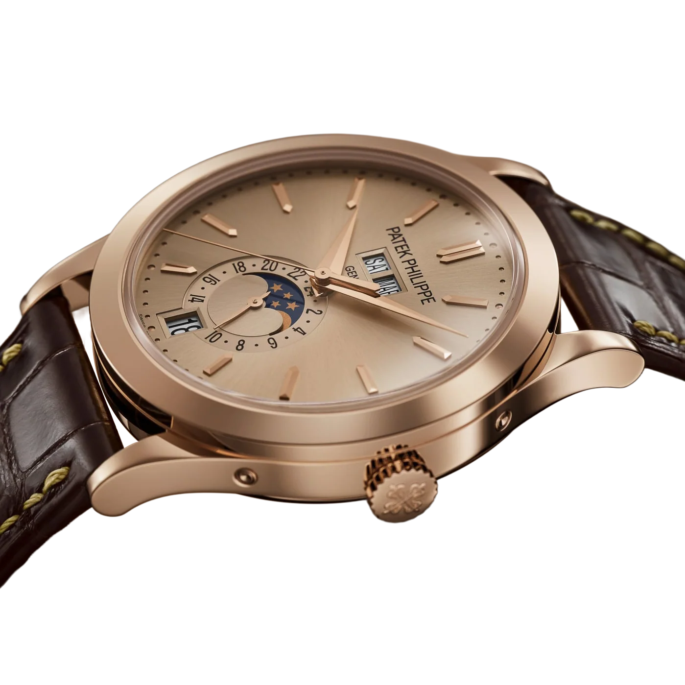Complications 38mm 5396R-016 Annual Calendar Moon Phases Rose Gold Sand Beige Dial
