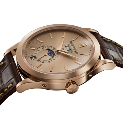 Complications 38mm 5396R-016 Annual Calendar Moon Phases Rose Gold Sand Beige Dial