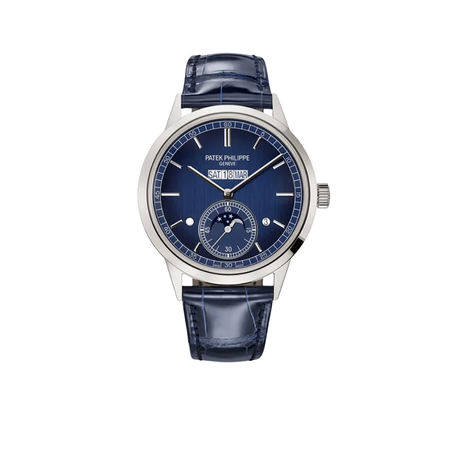 Grand Complications 42mm 5236P-001 In-Line Perpetual Calendar Platinum Blue Dial