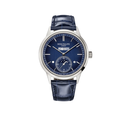Grand Complications 42mm 5236P-001 In-Line Perpetual Calendar Platinum Blue Dial