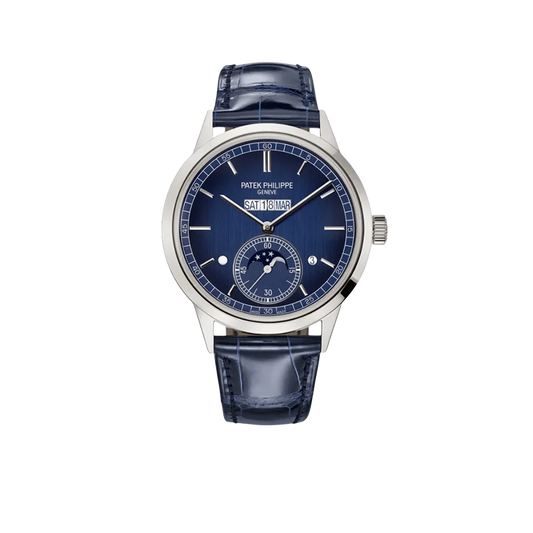 Grand Complications 42mm 5236P-001 In-Line Perpetual Calendar Platinum Blue Dial