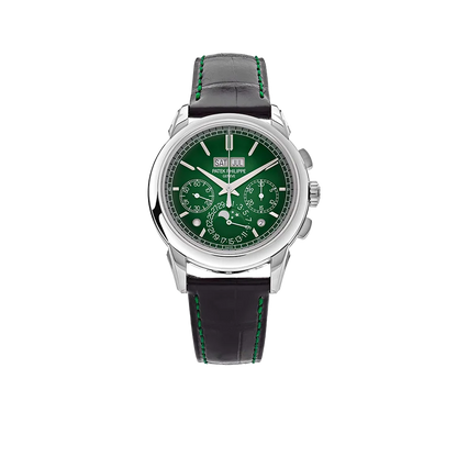 Grand Complications 41mm 5270P-014 Perpetual Calendar Chronograph Platinum Green Dial