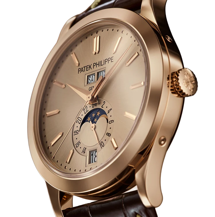 Complications 38mm 5396R-016 Annual Calendar Moon Phases Rose Gold Sand Beige Dial
