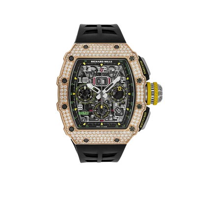 RM 11-03 Flyback Chronograph Diamond Set Rose Gold