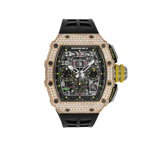 RM 11-03 Flyback Chronograph Diamond Set Rose Gold
