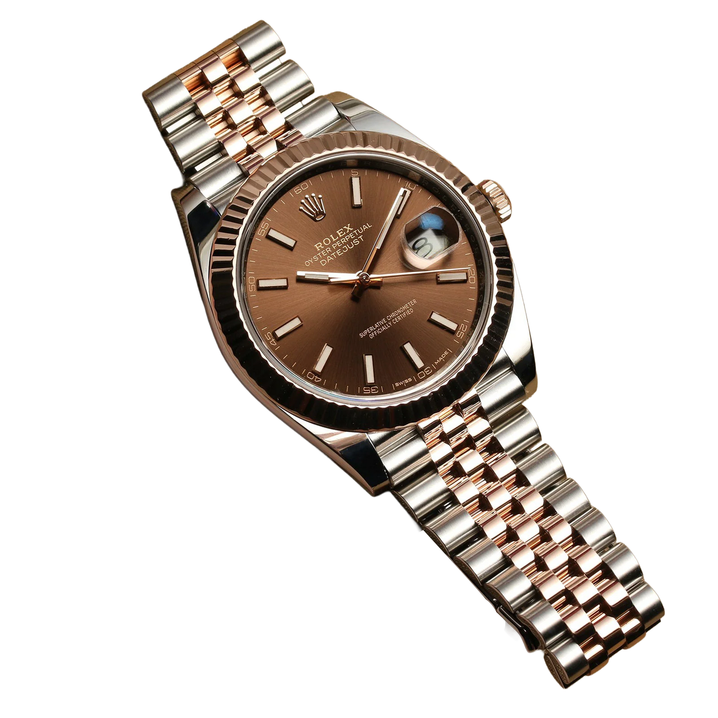 Datejust 41mm Steel & Everose Gold Chocolate 126331-0002