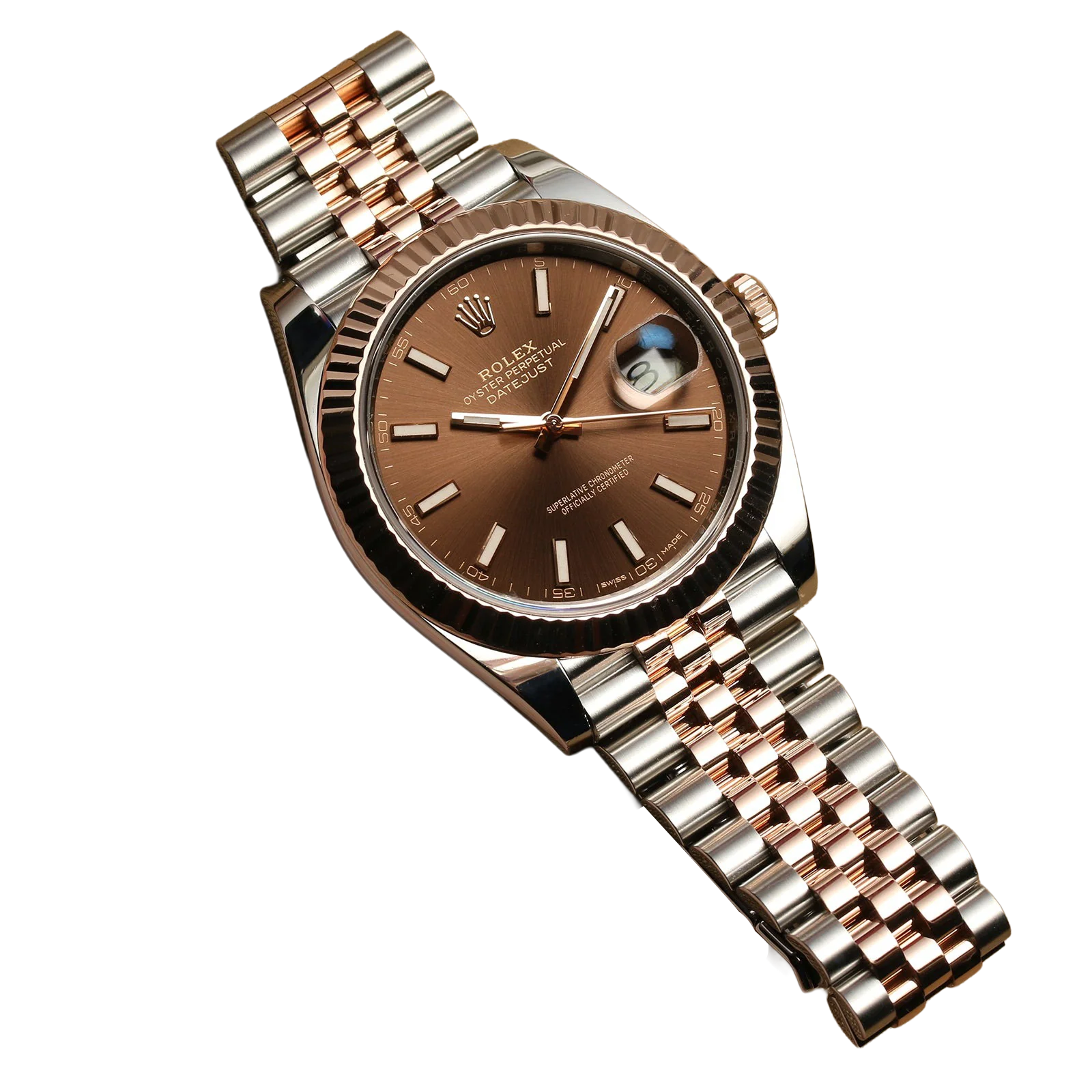 Datejust 41mm Steel & Everose Gold Chocolate 126331-0002