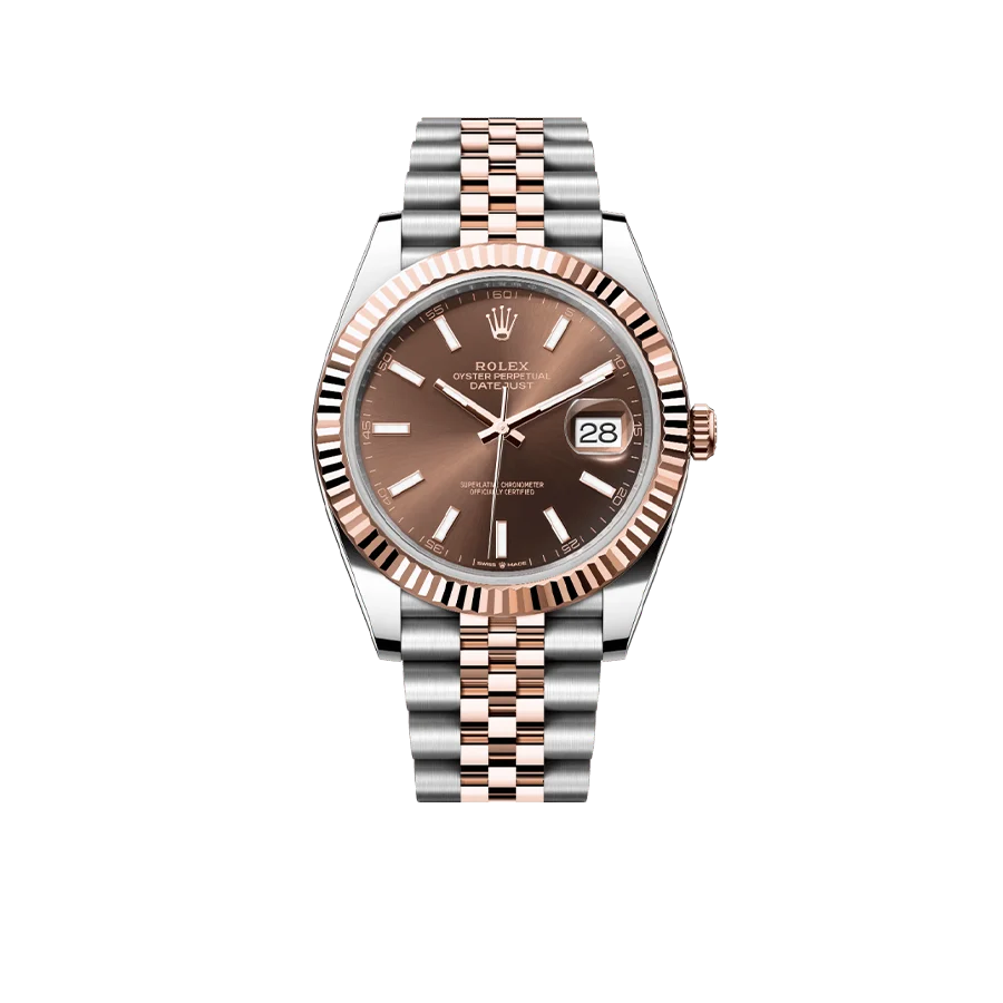 Datejust 41mm Steel & Everose Gold Chocolate 126331-0002