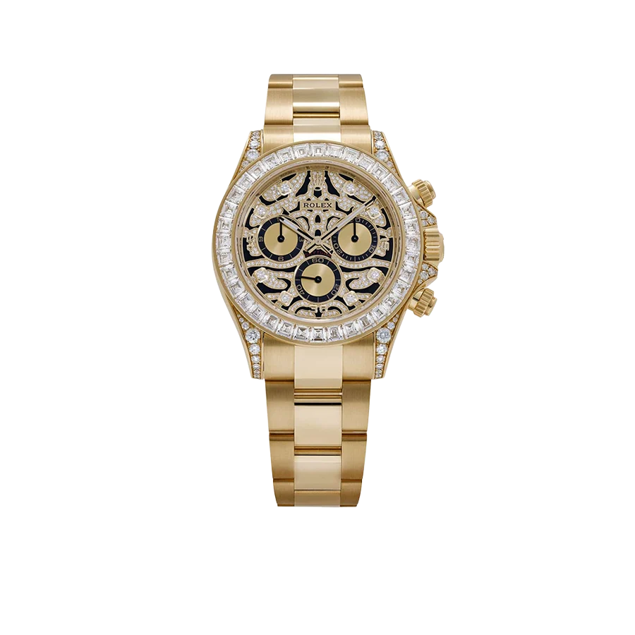 Daytona Eye of the Tiger 116598TBR Yellow Gold Diamond Dial (Super Clone)