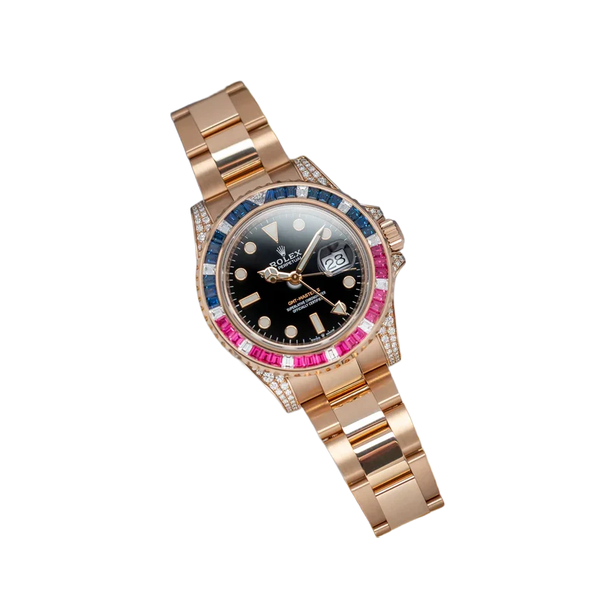 GMT-Master II 40mm Everose Diamond 126755SARU