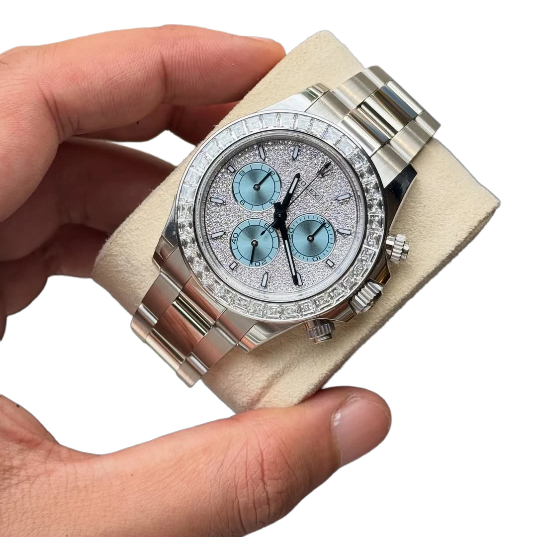 Daytona Diamond Pave Dial Platinum Watch 116576TBR