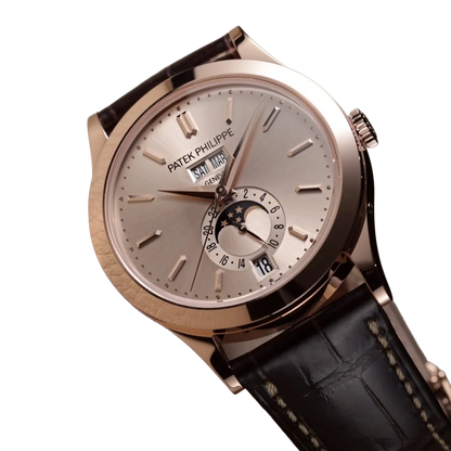 Complications 38mm 5396R-016 Annual Calendar Moon Phases Rose Gold Sand Beige Dial