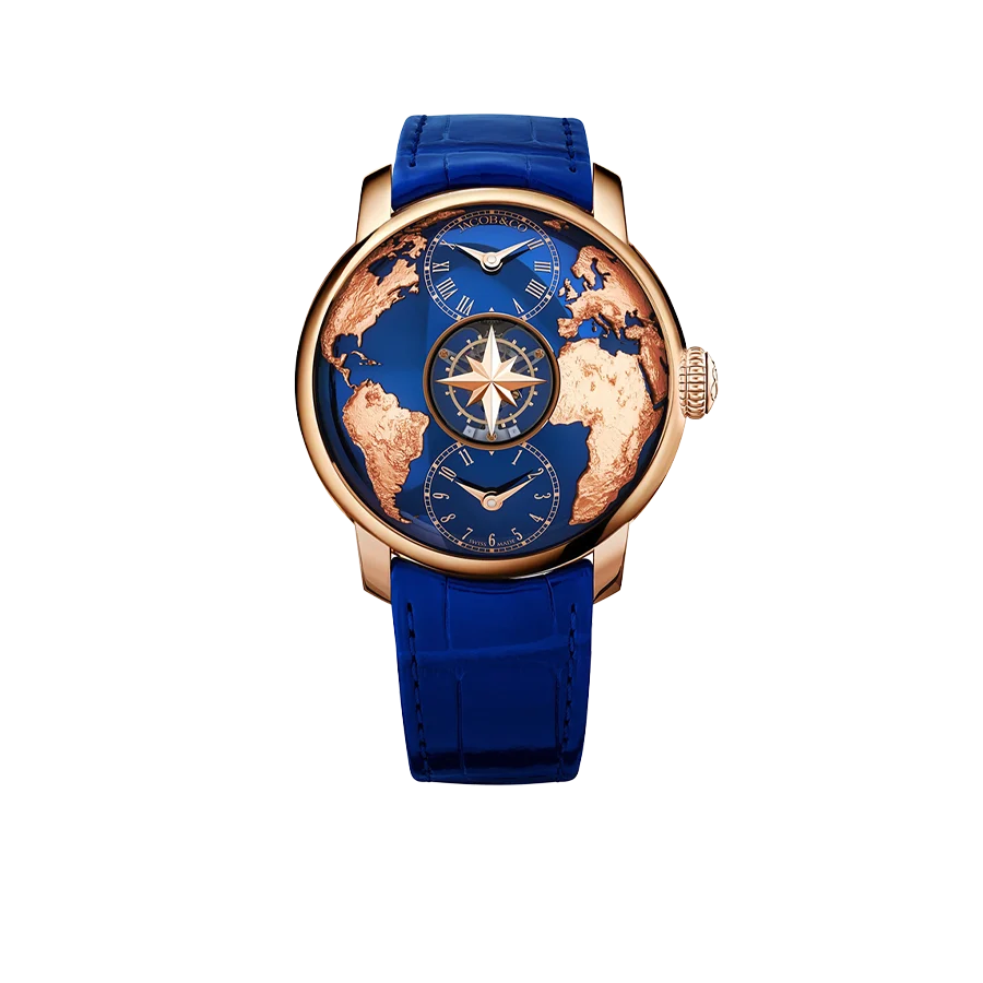 The World Is Yours Dual Time Zone Tourbillon 38.6mm Rose Gold Automatic Winding DT200.40.AA.AA.A