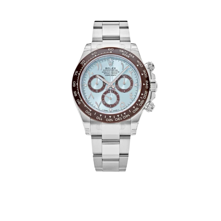 Daytona 116506 Platinum Ice Blue Arabic Dial 40mm