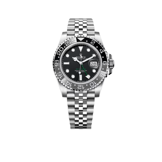 GMT-Master II Bruce Wayne Stainless Steel Black Dial Jubilee M126710GRNR-0003 New