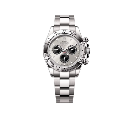 Daytona 40 mm White Gold Silver Dial Mens Watch M126509-0003
