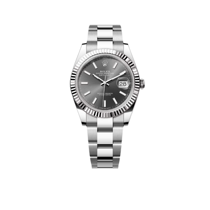 Datejust 41 mm Stainless Steel Slate Dial Oyster M126334-0013 New