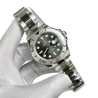 Yacht-Master 40 mm Dark Rhodium Dial, Stainless Steel Oyster Bracelet Mens Watch M126622-0001