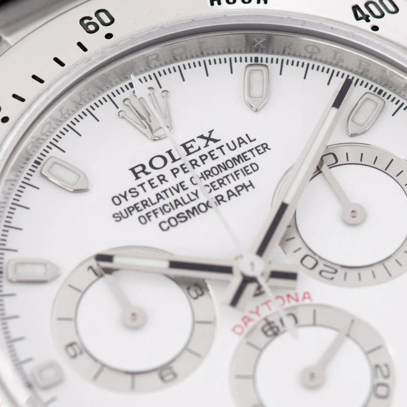 Daytona 40mm 116520 White APH Dial