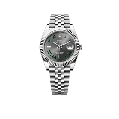 Datejust 41mm 126334 Wimbledon Stainless Steel Slate Dial Oyster