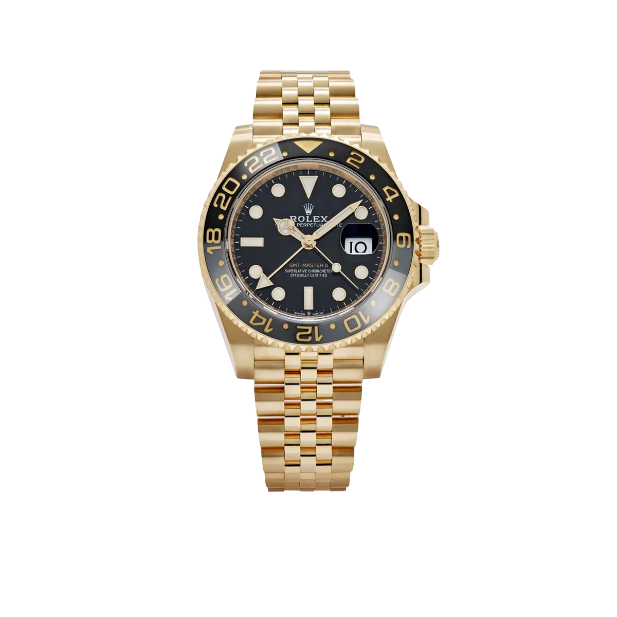 GMT-Master II 126718GRNR Yellow Gold Black Dial Jubilee (2025)