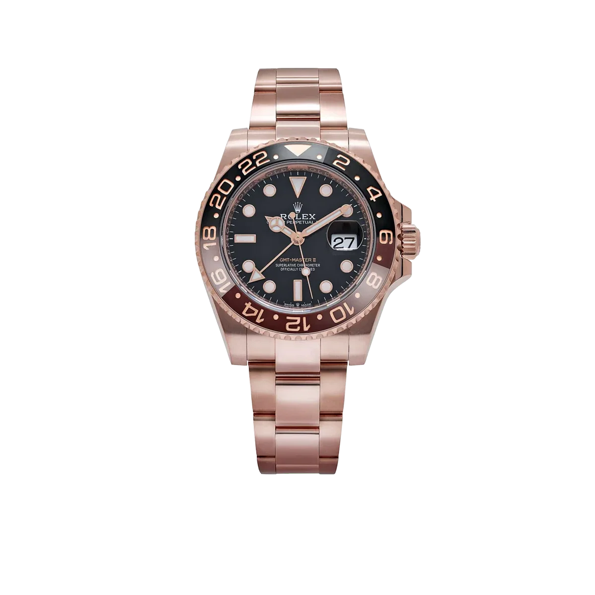 GMT-Master II 126715CHNR Root Beer Rose Gold Black Dial (2025)