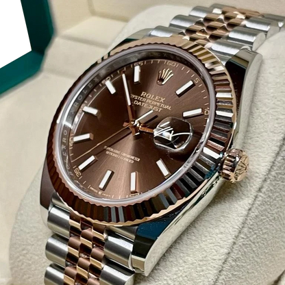 Datejust 41mm Steel & Everose Gold Chocolate 126331-0002