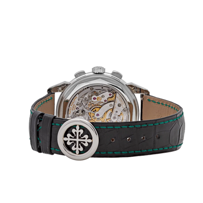Grand Complications 41mm 5270P-014 Perpetual Calendar Chronograph Platinum Green Dial
