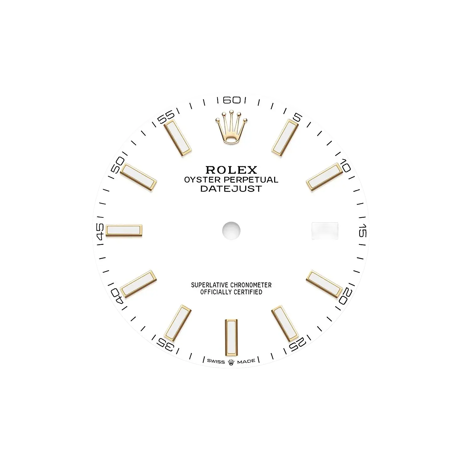 Datejust 41mm White Dial, Yellow Roleso 126333-0015