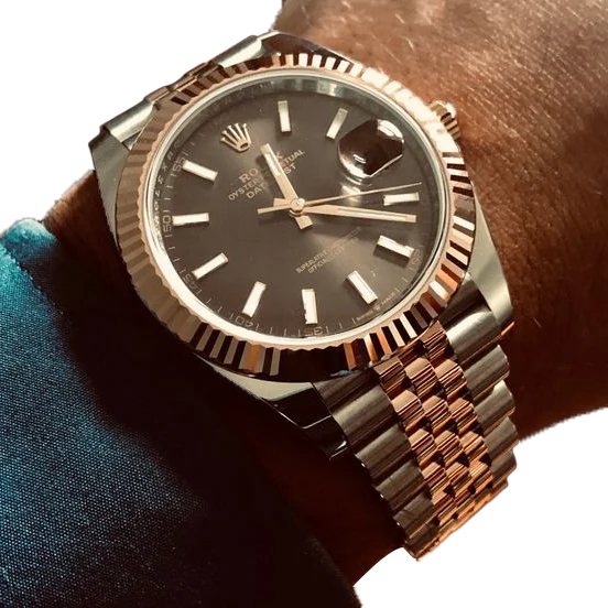 Datejust 41mm Steel & Everose Gold Chocolate 126331-0002