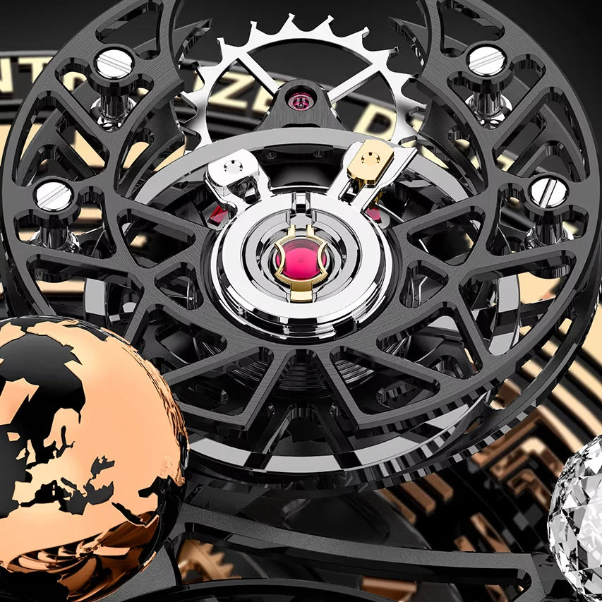 Astronomia Solar Bitcoin 44mm Black DLC, Titanium Manual Winding AS310.21.AB.AA.A