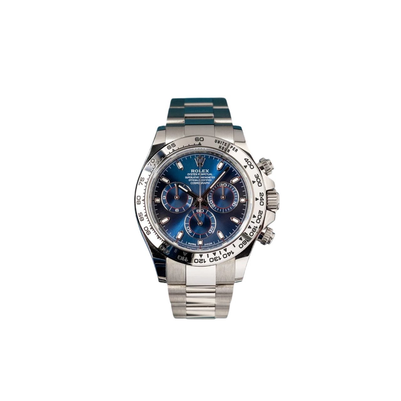 Daytona Blue Dial 40mmWhite Gold Chronograph Mens Watch 126509