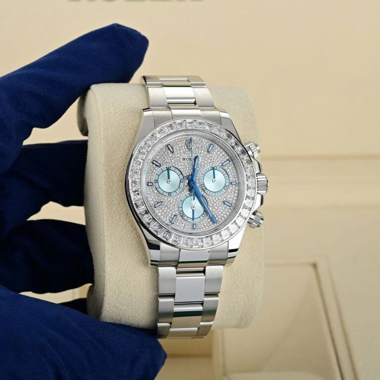 Daytona Diamond Pave Dial Platinum Watch 116576TBR