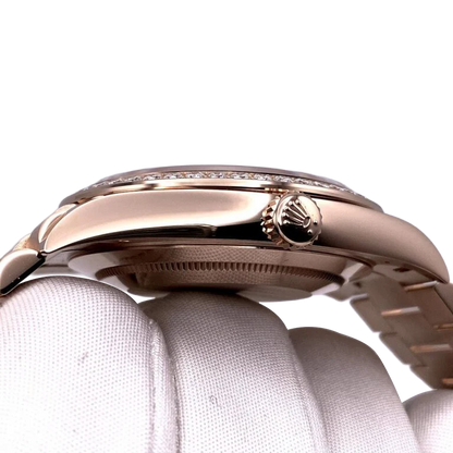 Day-Date 40mm President Rose Gold Diamond Mens Watch 228345
