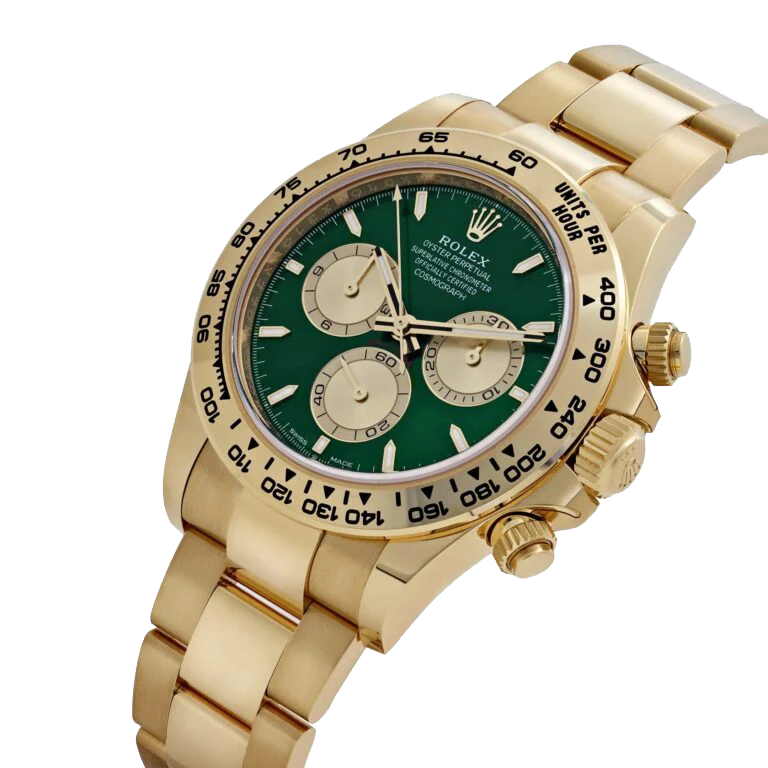 Daytona 126508 John Mayer 2.0 Yellow Gold Bright Green and Golden Dial (2025)