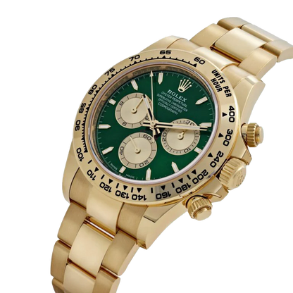 Daytona 126508 John Mayer 2.0 Yellow Gold Bright Green and Golden Dial (2025)