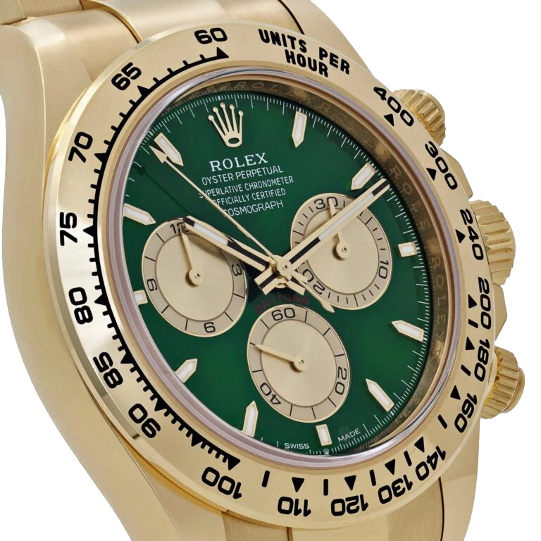 Daytona 126508 John Mayer 2.0 Yellow Gold Bright Green and Golden Dial (2025)