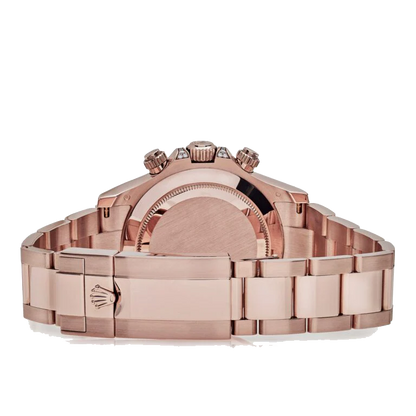 Daytona 116595RBOW Rainbow Rose Gold Black Dial Sapphire Bezel